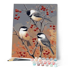 Cargar imagen en el visor de la galería, Pintar Por Números - Flores Y Pájaros Sala De Estar - Figuredart - Animales Pájaros