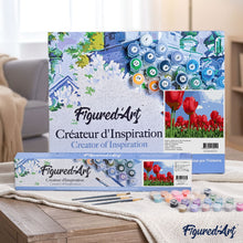Cargar imagen en el visor de la galería, Pintar Por Números - Varias Rosas - Figuredart - Flores Principiantes