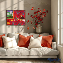 Cargar imagen en el visor de la galería, Pintar Por Números - La Armonía De Color Rojo - Figuredart - Cocina