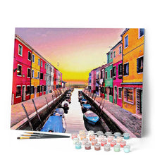 Cargar imagen en el visor de la galería, Burano en Italia