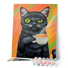 Cargar imagen en el visor de la galería, El gato y su café