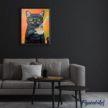 Cargar imagen en el visor de la galería, El gato y su café