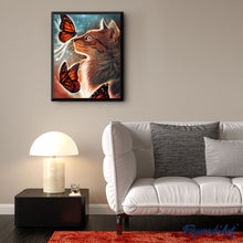 Cargar imagen en el visor de la galería, Gato y mariposas