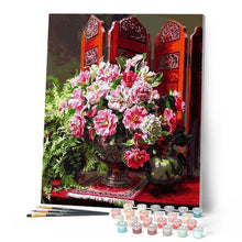 Cargar imagen en el visor de la galería, Pintar Por Números - Flor De Pared China - Figuredart - Flores