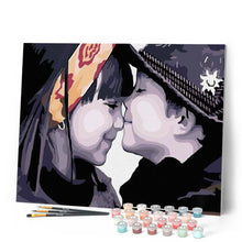 Cargar imagen en el visor de la galería, Pintar Por Números - Beso Niños Avatar - Figuredart - Romanticismo