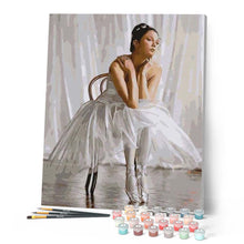 Cargar imagen en el visor de la galería, Pintar Por Números - Una Bailarina En Un Atrevimiento - Figuredart - Baile