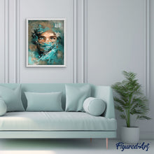 Cargar imagen en el visor de la galería, Pintar por números | Mirada encantadora | Novedades Romanticismo Retrato Intermedio | FiguredArt