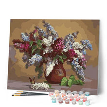 Cargar imagen en el visor de la galería, Pintar Por Números - Lavanda Blanca - Figuredart - Flores