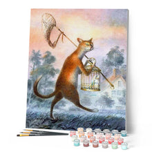 Cargar imagen en el visor de la galería, Pintar Por Números - Gato Amarillo - Figuredart - Animales Gatos
