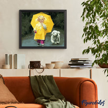Cargar imagen en el visor de la galería, Pintar Por Números - Llevando A Los Niños - Figuredart - Animales Perros Retrato