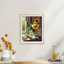 Cargar imagen en el visor de la galería, Pintar Por Números - Ventanas Y Manzanas - Figuredart - Flores