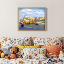 Cargar imagen en el visor de la galería, Pintar Por Números - Venecia 1 - Figuredart - Barcos Ciudades Paisajes