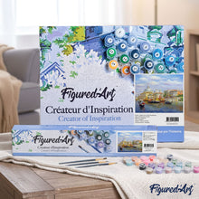 Cargar imagen en el visor de la galería, Pintar Por Números - Venecia 1 - Figuredart - Barcos Ciudades Paisajes