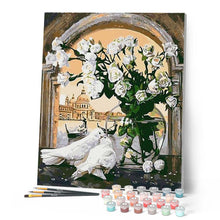 Cargar imagen en el visor de la galería, Pintar Por Números - Paloma De La Paz - Figuredart - Flores
