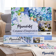 Cargar imagen en el visor de la galería, Pintar Por Números - Flores De Color Púrpura - Figuredart - Flores
