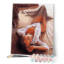 Cargar imagen en el visor de la galería, Pintar Por Números - La Bella Durmiente - Figuredart - Desnudos