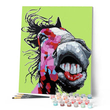Cargar imagen en el visor de la galería, Pintar Por Números - La Boca Del Caballo - Figuredart - Animales Caballos