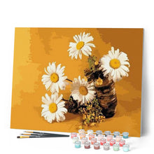 Cargar imagen en el visor de la galería, Pintar Por Números - Cinco Margaritas Abstracta - Figuredart - Flores