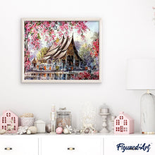Cargar imagen en el visor de la galería, Pintar Por Números - Palacio Y Melocotonero - Figuredart - Paisajes