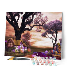Cargar imagen en el visor de la galería, Pintar Por Números - Paisaje Púrpura - Figuredart - Paisajes