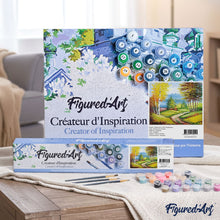 Cargar imagen en el visor de la galería, Pintar Por Números - Hojas Amarillas Carretera Escénica - Figuredart - Paisajes
