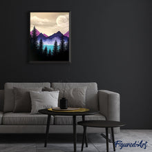 Cargar imagen en el visor de la galería, Pintar por números | Bosque y lago | Novedades Paisajes Montañas Fácil | FiguredArt