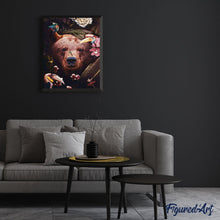 Cargar imagen en el visor de la galería, Pintar por números | Aves oso y mariposas | Novedades Animales Osos Avanzado | FiguredArt