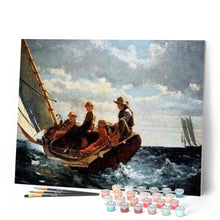 Cargar imagen en el visor de la galería, Pintar Por Números - Niño En Velero - Figuredart - Barcos