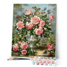 Cargar imagen en el visor de la galería, Pintar Por Números - El Té Verde Flor Batido En Polvo - Figuredart - Flores