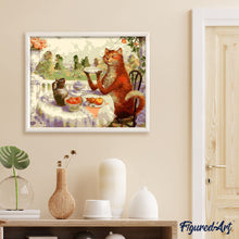 Cargar imagen en el visor de la galería, Pintar Por Números - Gato En Una Silla - Figuredart - Animales Gatos