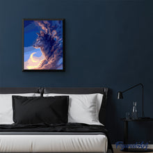Cargar imagen en el visor de la galería, Pintar Por Números - Luna De Lobo - Figuredart - Animales Lobos