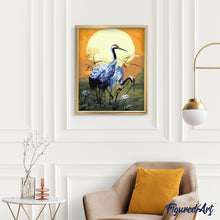 Cargar imagen en el visor de la galería, Pintar Por Números - Grúa Rojo-Coronada - Figuredart - Animales
