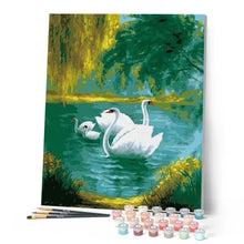 Cargar imagen en el visor de la galería, Pintar Por Números - Cisne - Figuredart - Animales