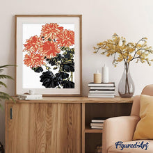 Cargar imagen en el visor de la galería, Pintar Por Números - Cuatro Amigos De Invierno - Figuredart - Flores