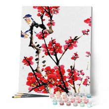 Cargar imagen en el visor de la galería, Pintar Por Números - Cuatro Amigos De Invierno 1 - Figuredart - Flores