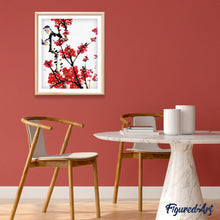 Cargar imagen en el visor de la galería, Pintar Por Números - Cuatro Amigos De Invierno 1 - Figuredart - Flores