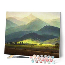 Cargar imagen en el visor de la galería, Pintar Por Números - Montañas Gigantes - Figuredart - Montañas Paisajes