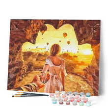 Cargar imagen en el visor de la galería, Pintar Por Números - Cueva Anhelo - Figuredart - Paisajes Romanticismo