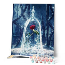 Cargar imagen en el visor de la galería, Pintar Por Números - Rosa Encantada - Figuredart - Flores Películas