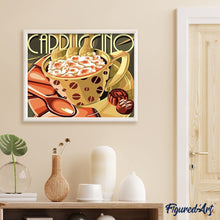 Cargar imagen en el visor de la galería, Pintar Por Números - Cappuccino - Figuredart - Cocina