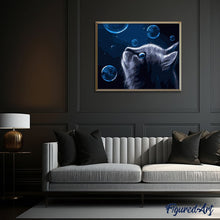Cargar imagen en el visor de la galería, Pintar Por Números - Gato Azul - Figuredart - Animales Gatos