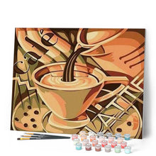 Cargar imagen en el visor de la galería, Pintar Por Números - Amor De Café - Figuredart - Cocina