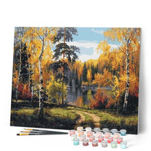 Cargar imagen en el visor de la galería, Pintar Por Números - A Finales Del Otoño - Figuredart - Paisajes