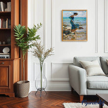 Cargar imagen en el visor de la galería, Pintar Por Números - Baño En La Playa - Figuredart - Paisajes Retrato