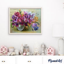 Cargar imagen en el visor de la galería, Pintar Por Números - Flor De Colores - Figuredart - Flores