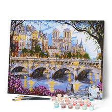 Cargar imagen en el visor de la galería, Pintar Por Números - Puente Continental - Figuredart - Ciudades