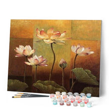 Cargar imagen en el visor de la galería, Pintar Por Números - Loto Florecida - Figuredart - Flores