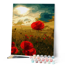 Cargar imagen en el visor de la galería, Pintar Por Números - Flores Bajo La Luz Del Sol - Figuredart - Flores