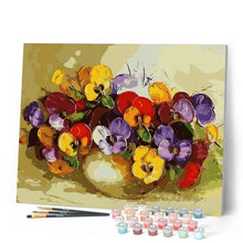Cargar imagen en el visor de la galería, Pintar Por Números - Jarrones De Colores - Figuredart - Flores