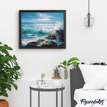 Cargar imagen en el visor de la galería, Pintar Por Números - Las Olas - Figuredart - Paisajes